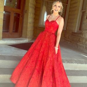 Blush Prom by Alexia Ball Gown Red Size 0 Pageant